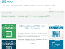 Tablet Screenshot of anpof.org